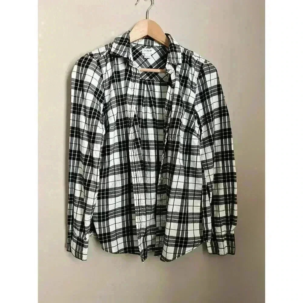 J. Crew Factory Plaid Shirt Glen Multi Size Small